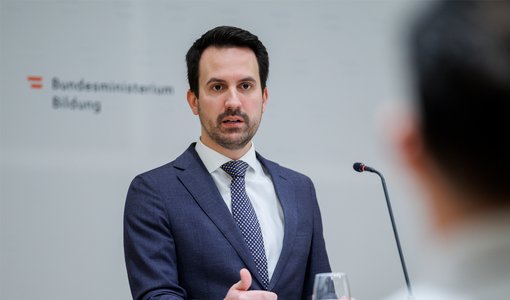 BKA / Andy Wenzel Bildungsminister Christoph Wiederkehr